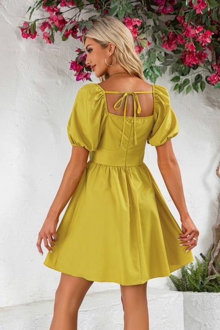 Robe de Soirée Jaune Poudrée - gallery 3