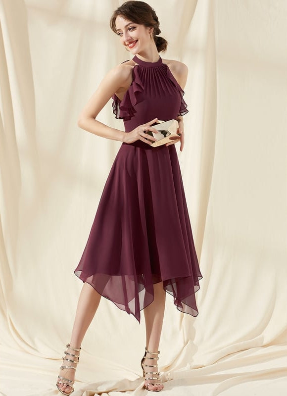 Robe de Soirée Chiffon Flottante - gallery 5