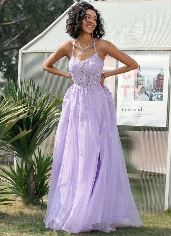 Robe de Soirée Lavande Étoilée - gallery 2
