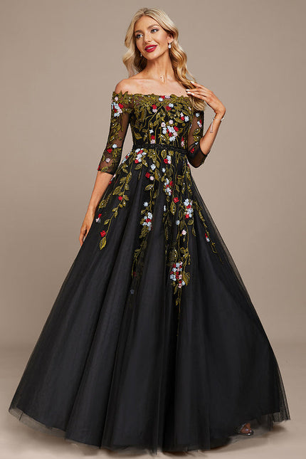 Robe de Soirée Jardin Nocturne Éthéré - gallery 5