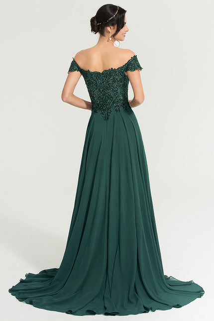 Robe de Soirée Émeraude Rayonnante - gallery 5