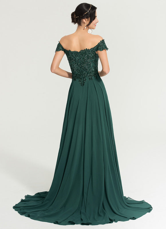 Robe de Soirée Émeraude Rayonnante - gallery 5