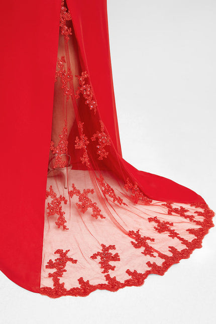 Robe de Soirée Rouge Glamour - gallery 6