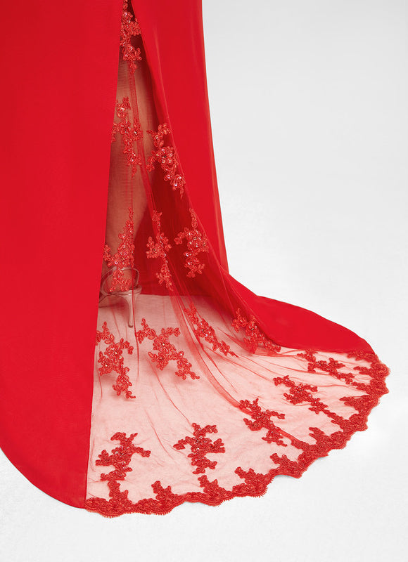 Robe de Soirée Rouge Glamour - gallery 6