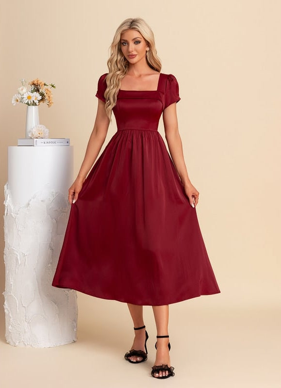Robe de Soirée Élégance Pourpre Sereine - gallery 2
