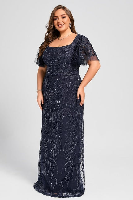 Robe de Soirée Éclat Marine - gallery 7