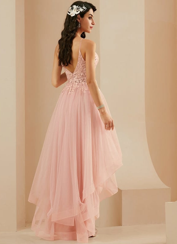 Robe de Soirée Rêve Rosé Éthéré - gallery 4