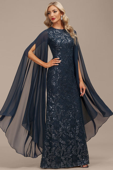 Robe de Soirée Satin Sombre - gallery 4