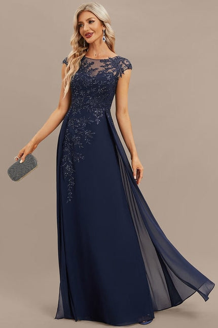 Robe de Soirée Illusion Étoilée - gallery 3