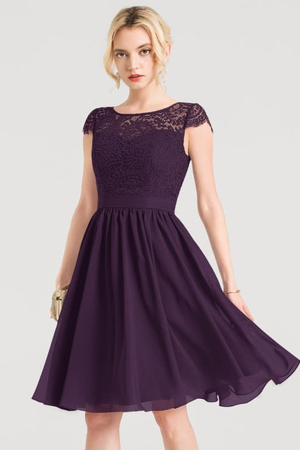 Robe de Soirée Aérienne Bordeaux - gallery 8