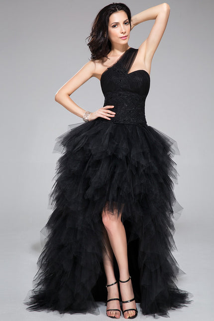 Robe de Soirée Élégance Tulle Noir