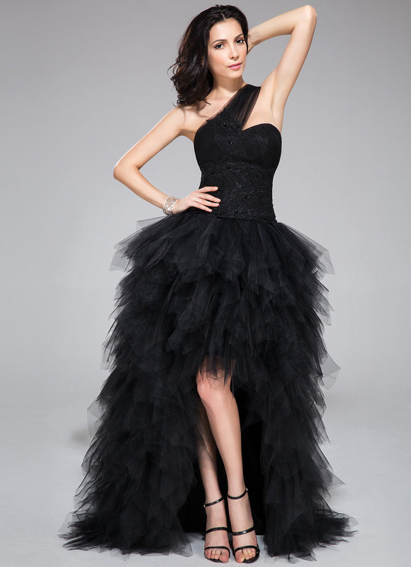 Robe de Soirée Élégance Tulle Noir