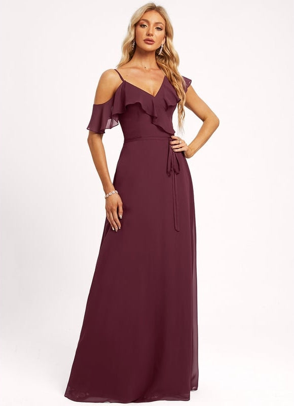 Robe de Soirée Trapèze Aérées
