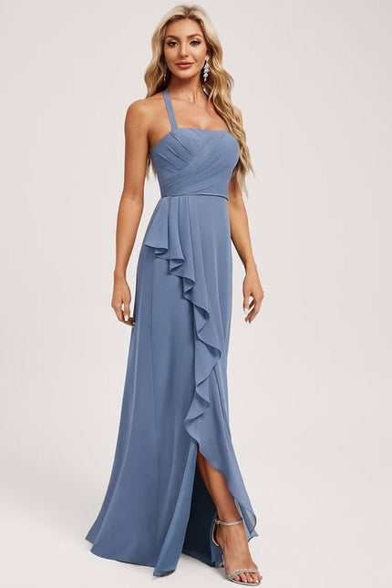 Robe de Soirée Bleu Douceur - gallery 1