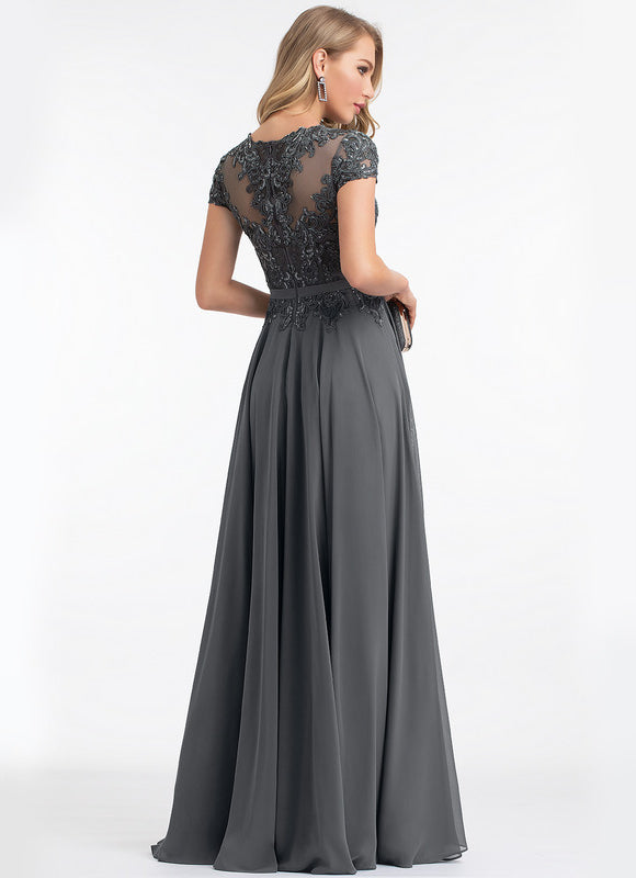 Robe de Soirée Illusion Étoilée - gallery 1