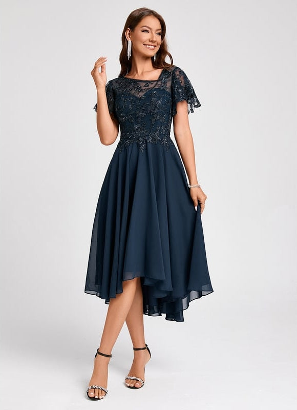 Robe de Soirée Flottante Nuit - gallery 3