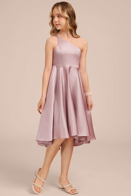 Robe de Soirée Satin Lilas Chic - gallery 3