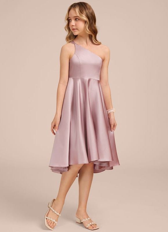 Robe de Soirée Satin Lilas Chic - gallery 3
