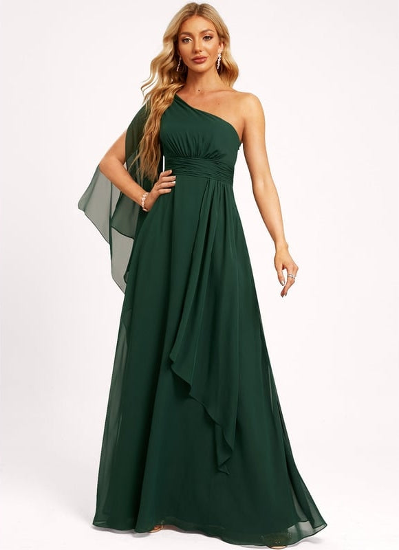 Robe de Soirée Asymétrique Fluide - gallery 2