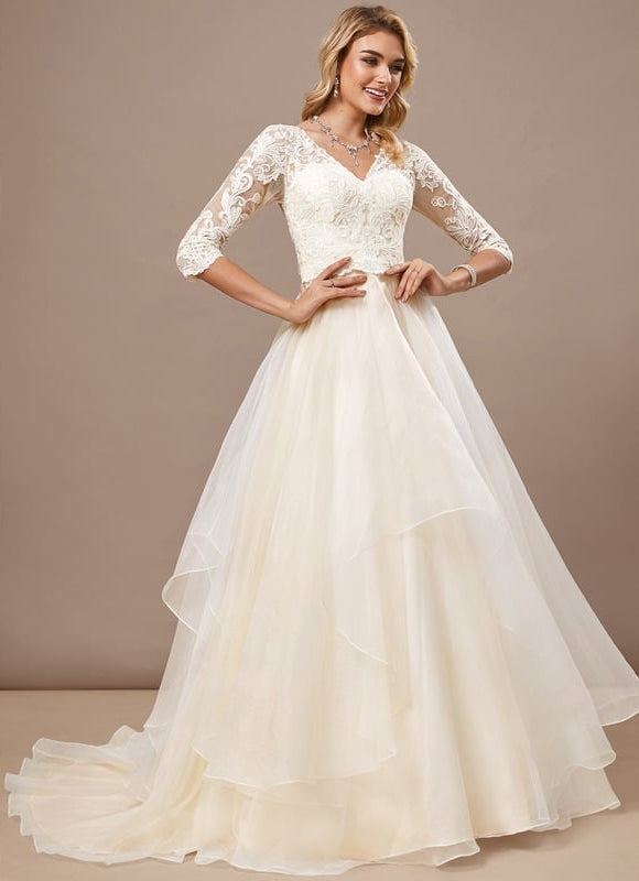 Robe de Soirée Nuageuse Élégante - gallery 2