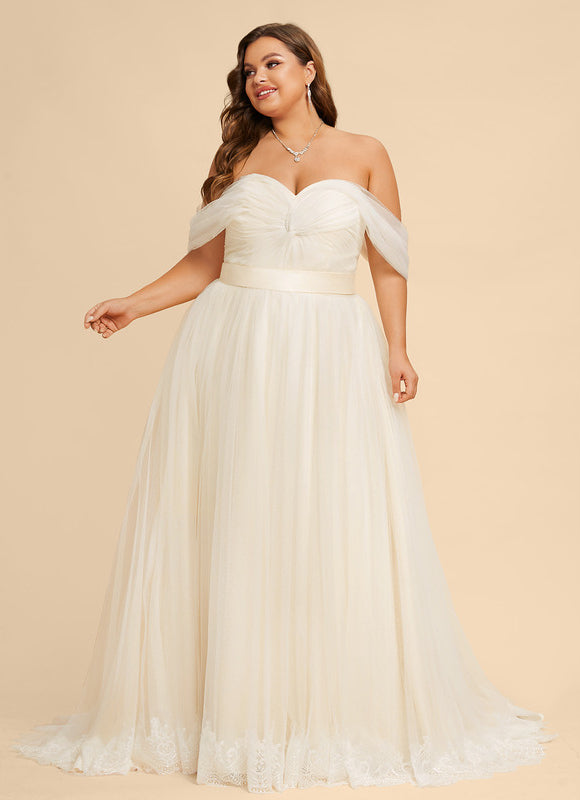 Robe de Soirée Élégance Tulle Naturel - gallery 9