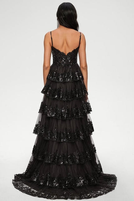 Robe de Soirée Nocturne Éclatante - gallery 4