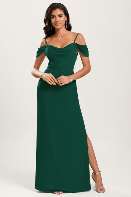 Robe de Soirée Écrue Flottante