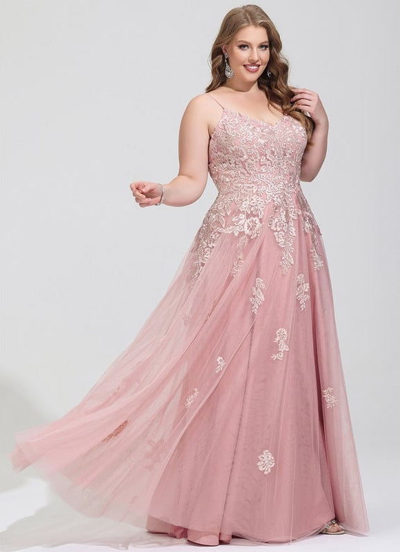 Robe de Soirée Rêve Rosé Tulle - gallery 4