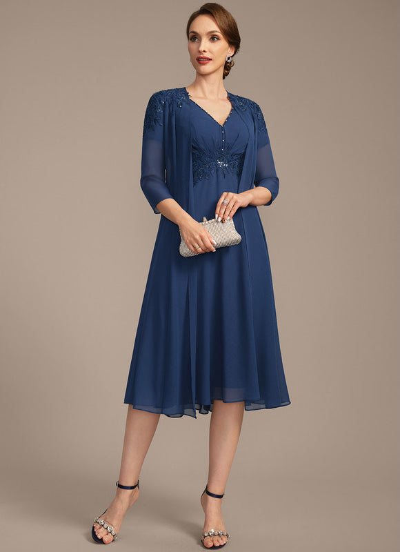 Robe de Soirée Bleu Étoilé - gallery 2