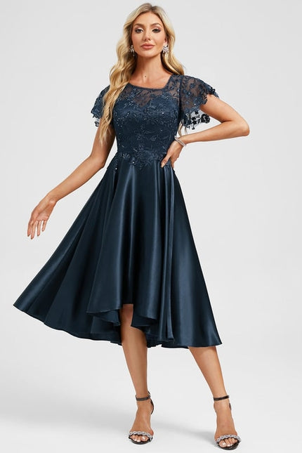 Robe de Soirée Étoilée Marine