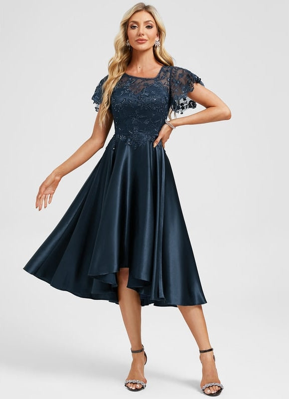 Robe de Soirée Étoilée Marine