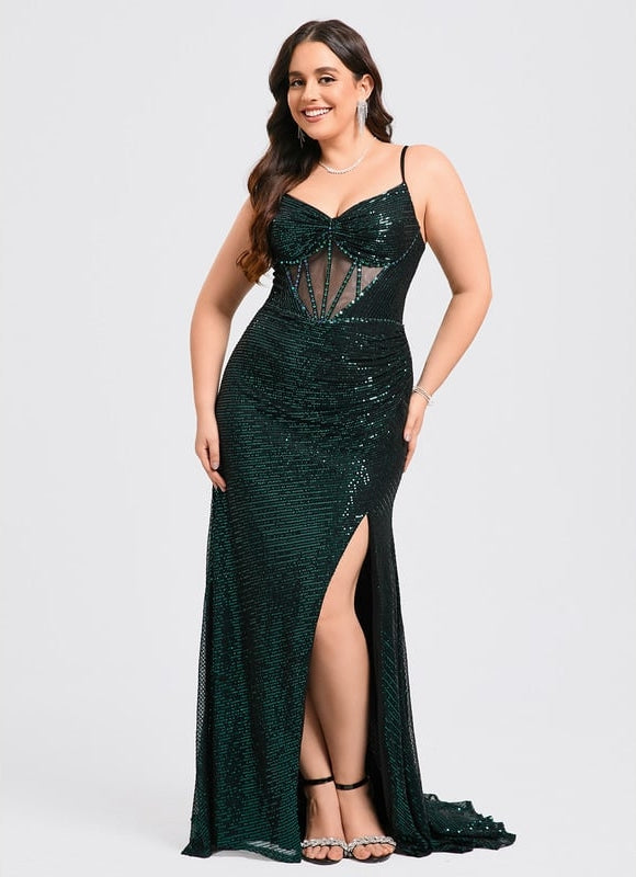 Robe de Soirée Éclat Marine Couture - gallery 9