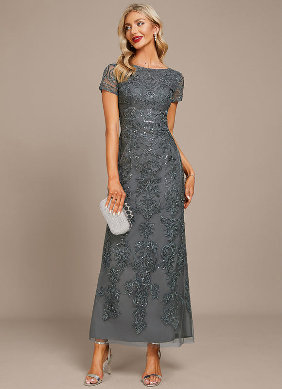Robe de Soirée Gris Étoilé - gallery 1