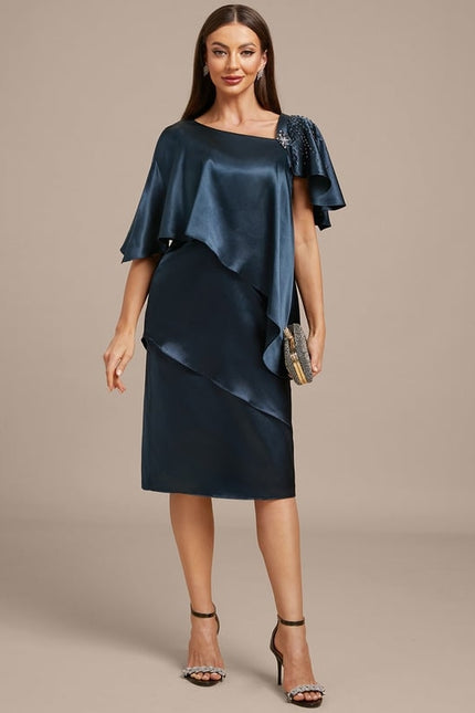 Robe de Soirée Asymétrique Élégante - gallery 1