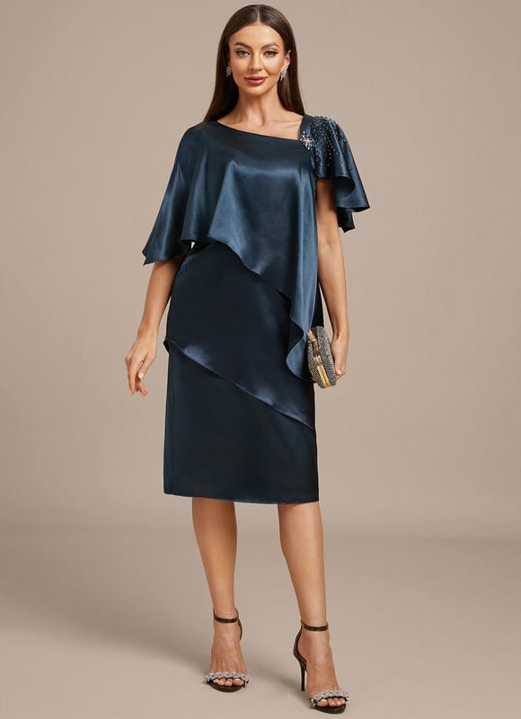 Robe de Soirée Asymétrique Élégante - gallery 1