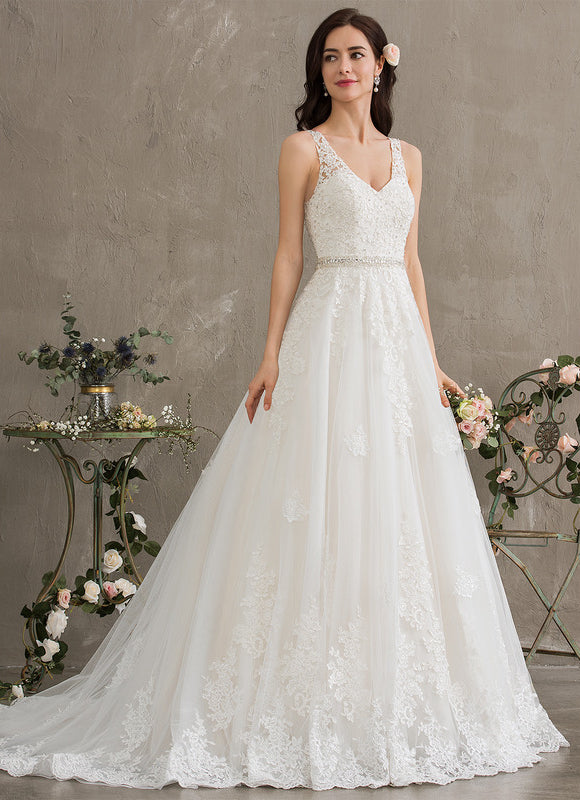 Robe De Soirée Longue Manche Bouffante - gallery 4