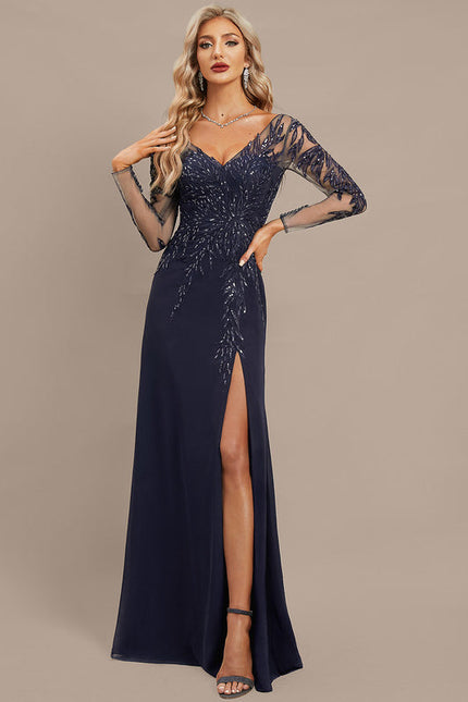 Robe de Soirée Velours Ébène - gallery 4