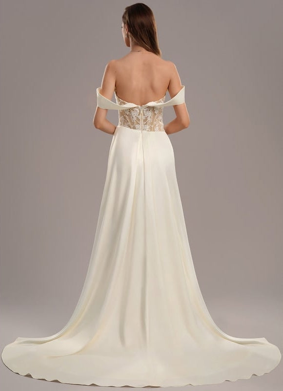 Robe de Soirée Satinée Couture - gallery 4