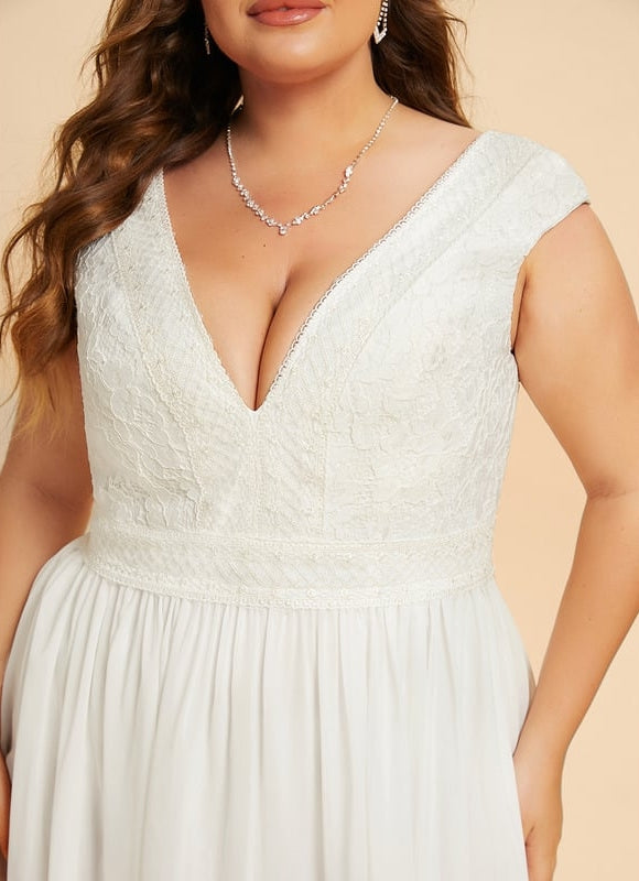 Robe de Soirée Vaporeuse Écrue - gallery 6