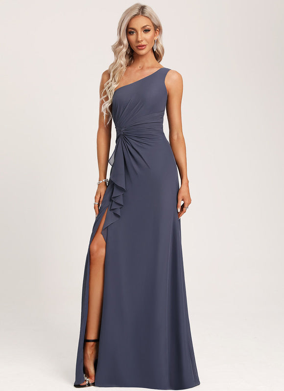 Robe de Soirée Asymétrique Fluide - gallery 5