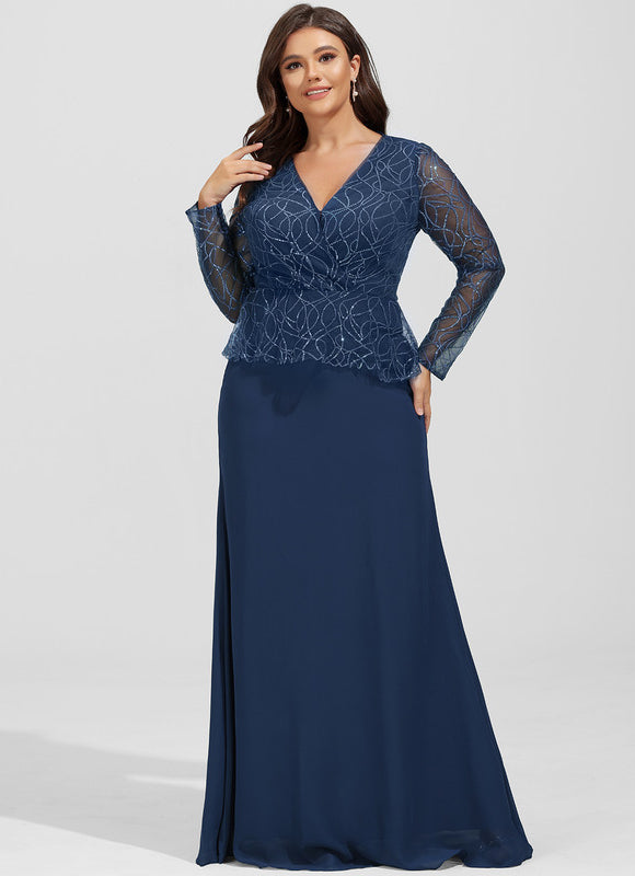 Robe de Soirée Velours Saphir - gallery 6