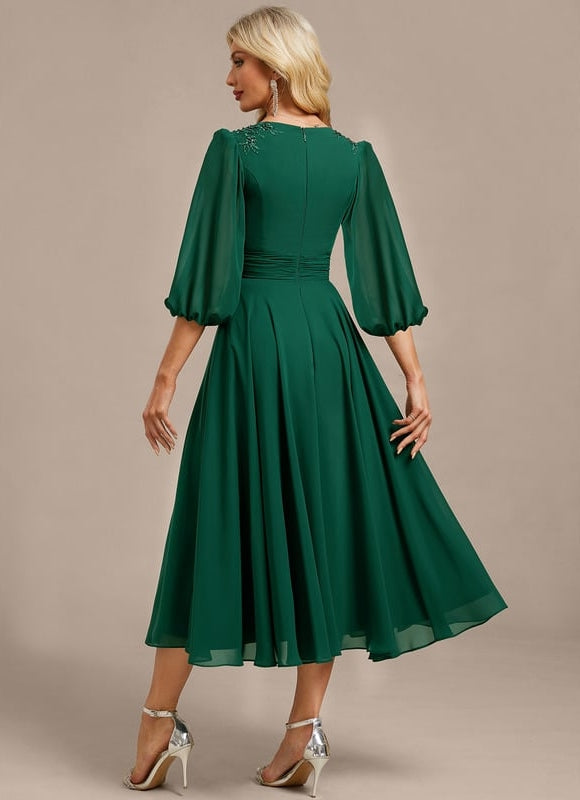 Robe De Soirée Plissée - gallery 6
