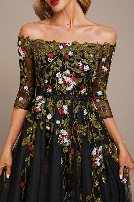 Robe de Soirée Jardin Nocturne Éthéré - gallery 3
