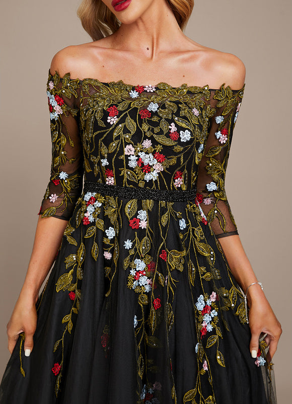 Robe de Soirée Jardin Nocturne Éthéré - gallery 3