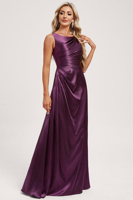 Robe de Soirée Velours Daméthyste - gallery 2