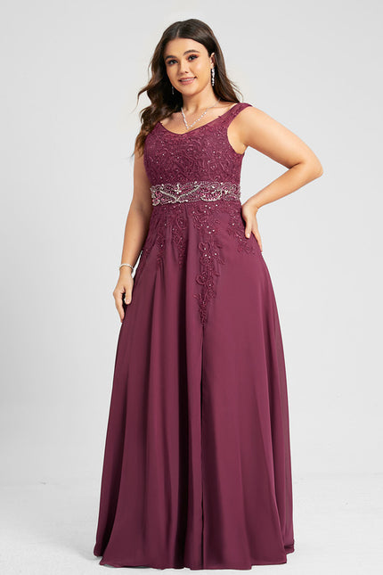 Robe de Soirée Éclat Rubis Flottant - gallery 9