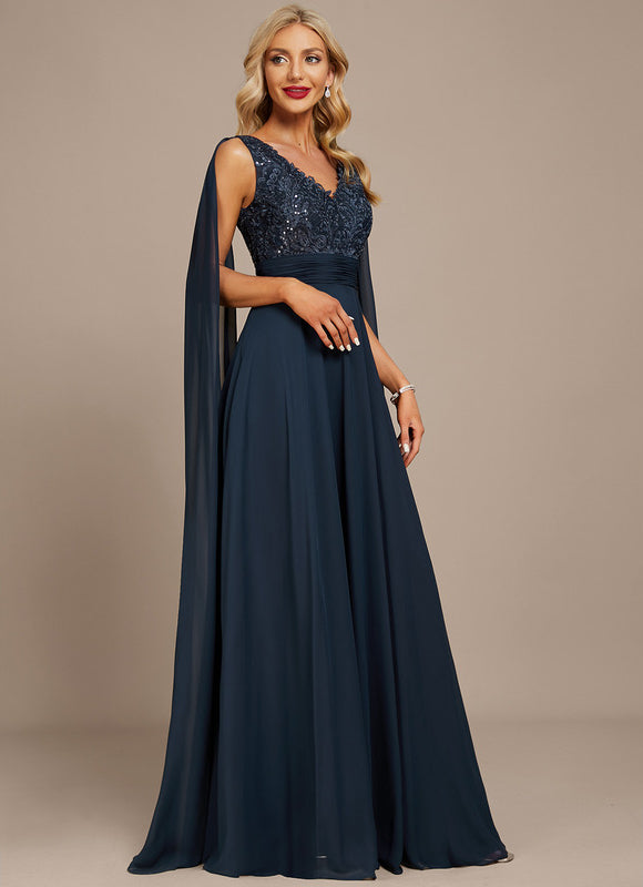 Robe de Soirée Élégance Marine - gallery 4