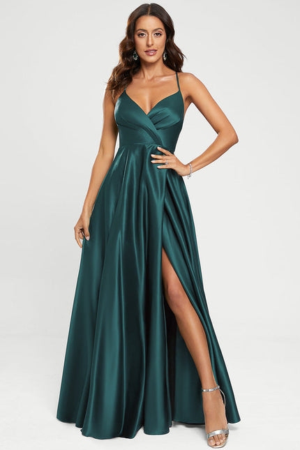 Robe de Soirée Satin Éclairée