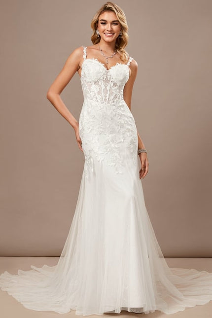 Robe de Soirée Dentelle Éthérée - gallery 1