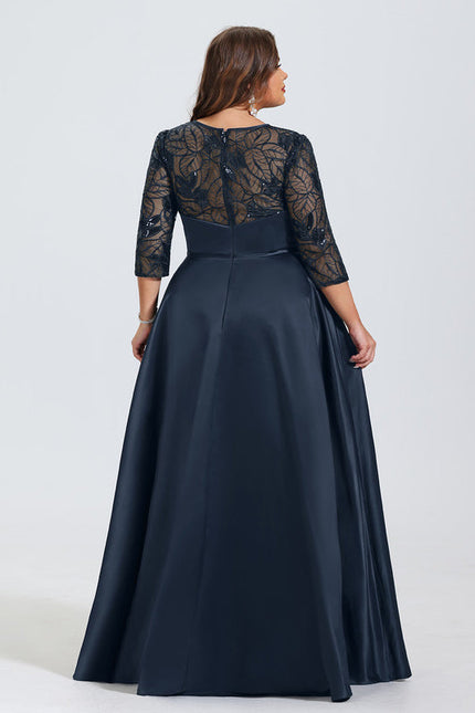 Robe de Soirée Satin Éclipse - gallery 7